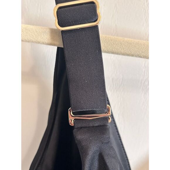 Women's We Are Hah Swimsuit M Black wrap and ruched - Picture 4 of 12